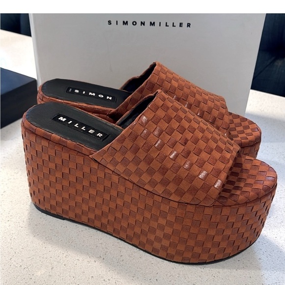 Simon Miller Women's Brown Platform Shoes - Picture 1 of 11